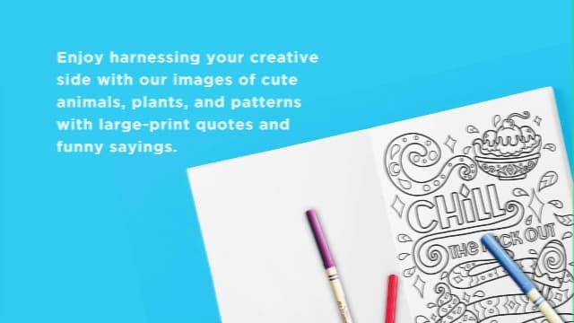 Maybe Swearing Will Help Adult Coloring Book Set - for Adults Relaxation with Markers in a Case - Motivational Swear Word Anxiety Relief - Color Cuss & Laugh Your Way to Less Stress