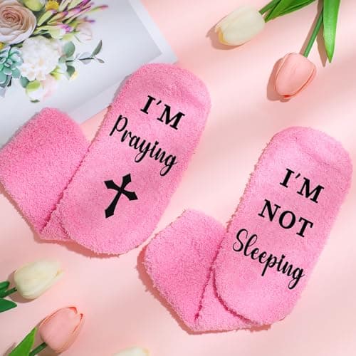 Christian Gifts for Women Faith Based Gift Inspirational Gifts for Women Birthday Unique Catholic Gift Bible Accessories Inclue Bible Verse Jar Butterfly Decorations Socks Glass Can Candles Tote Bag
