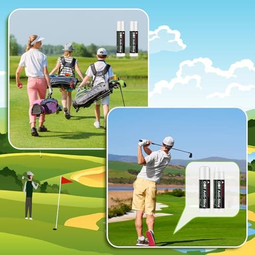 2 Pieces Golf Anti-Slice Compound for Clubs Boosts Distance and Increases Accuracy Gift for Golfer Supply