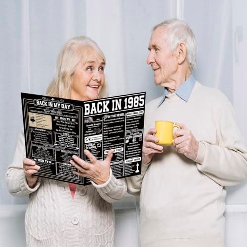 Asmallgf Jumbo 40th Birthday Gift Card with Envelope, Funny Turning 40 Bday Decorations for Mom Dad, Unique Forty Years Old Birthday Gift Idea for Women Men