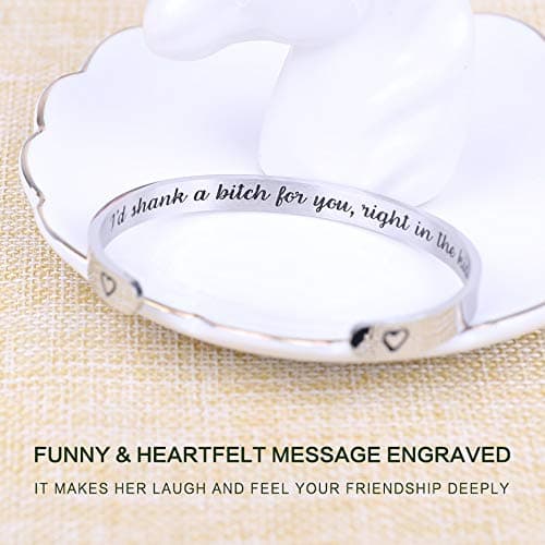 DUMBEN Hidden Message Bracelet - Meaningful gifts for Women, Great Friend Gifts, Unique Friendship Jewelry, Perfect Birthday Gifts for Women Freind BFF Sister..…