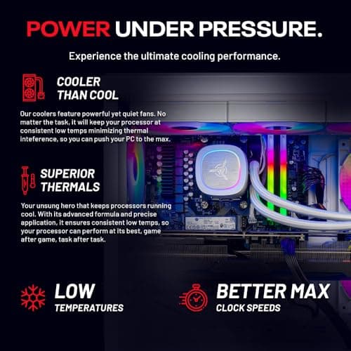 Skytech Azure Gaming PC Desktop, Ryzen 7 9700X 3.8 GHz (5.5GHz Turbo Boost), NVIDIA RTX 4060 8GB GDDR6, 2TB SSD, 32GB DDR5 RAM 6000 RGB, 650W Gold PSU, 360mm ARGB AIO, Wi-Fi, Win 11 Home