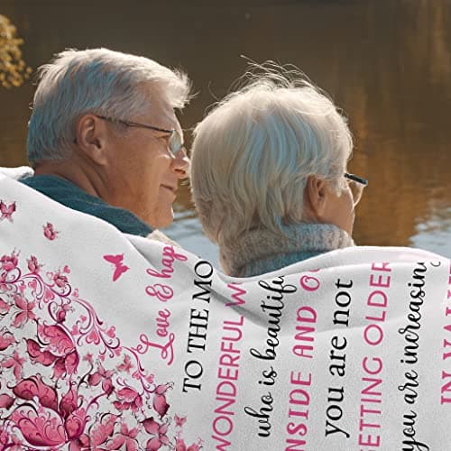 XALAZY 80th Birthday Gifts for Women Blanket 60"X50", 80th Birthday Decorations for Women, Best 80 Year Old Woman Birthday Gifts, 1945 Woman Present, Happy 80 Bday Present for Female Throw