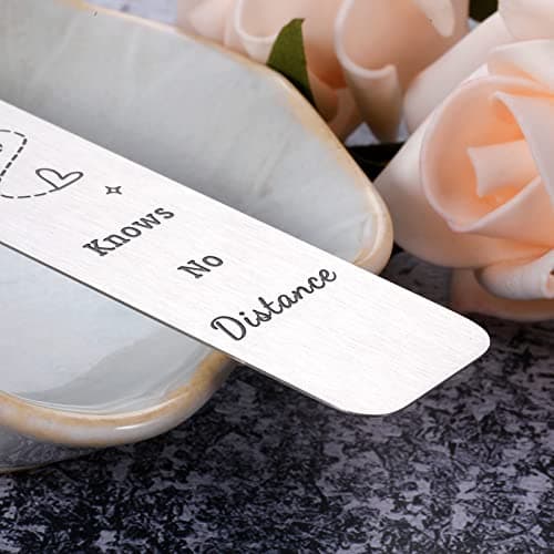 Long Distance Friendship Bookmark Going Away Gifts for Women Men Best Friends BFF Besties BFF Soul Sisters Girls Teens Kids Leaving Moving Birthday Christmas Graduation Wedding Farewell Gifts for Her