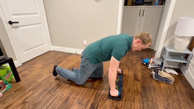 Solid Push Up Board 15 in 1 Home Workout Equipment Multi-Functional Pushup Stands System Fitness Floor Chest Muscle Exercise Professional Equipment Burn Fat Strength Training Arm Men & Women Weights