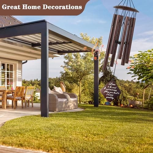 60th Birthday Gifts for Women, 32” Wind Chimes Happy 60 Year Old Birthday Gifts for Her Mom Sister Wife Grandma