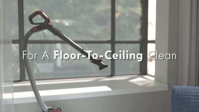 Kenmore BU3040 Intuition Bagged Upright Vacuum Lightweight Cleaner 2-Motor Power Suction with HEPA Filter, 3-in-1 Combination Tool, Handi-Mate for Carpet, Floor, Pet Hair, Red w/No Lift-up