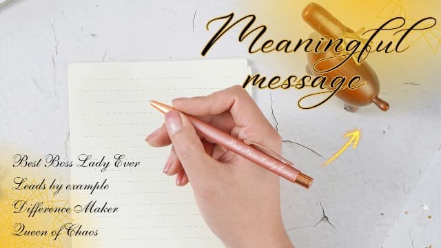 InnoBeta Boss Gifts for Women, Ballpoint Pen Set of 4, Funny Boss Lady Gifts for Women/Female in Christmas, Birthday, Appreciation - Best