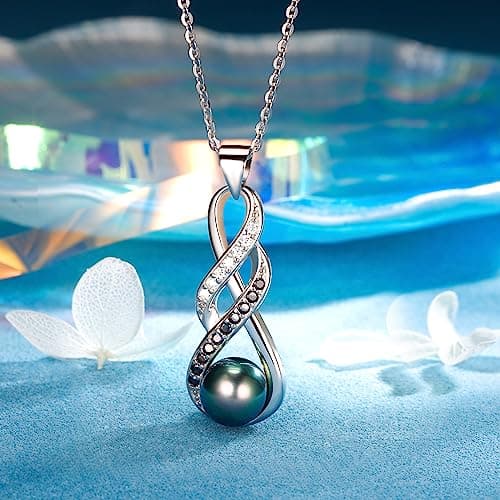 Birthday Gifts for Women Wife Pearl Necklace-Valentinees Gift for Her Grandma Mom on Christmas Day Mothers Day Wedding Gifts Anniversary
