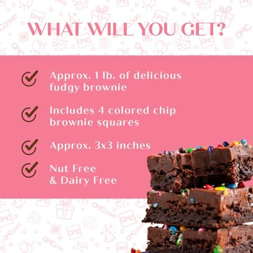 Sending Hugs Gift Basket Care Package Chocolate Brownies Food Gift For Women | Nut Free Dairy Free | Sending Love