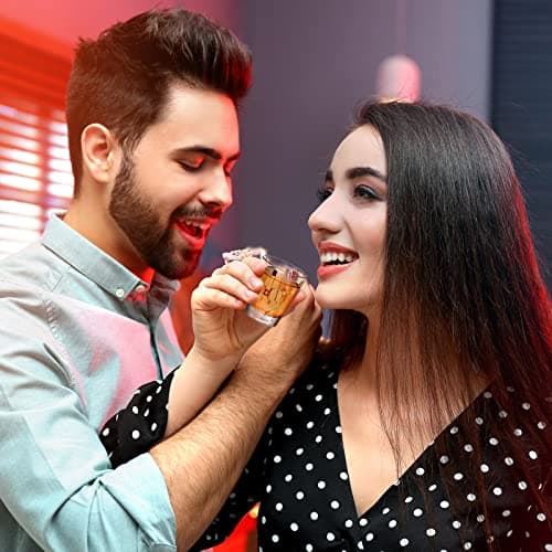 Mimorou Bride and Groom Glasses 2 Pieces Ring Finger Wedding Funny Bride Wine Glass 2 oz Mr and Mrs Engagement Gifts Stemless for Newlyweds Couples(Classic,1.93 Inch)