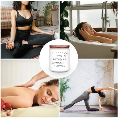 Best Friend Birthday Gifts for Women, Funny Friendship Sister Boss Coworkers Bestie mom Gag Gift for Her, Lavender Scented Candles