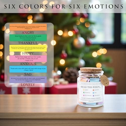 Read This When Bible Verses Jar For Daily Encouragement – Christian Gifts for Women, Birthday Gifts for Women, Christmas Gifts for Women, Birthday Gifts for Mom, Graduation & Teacher Gifts