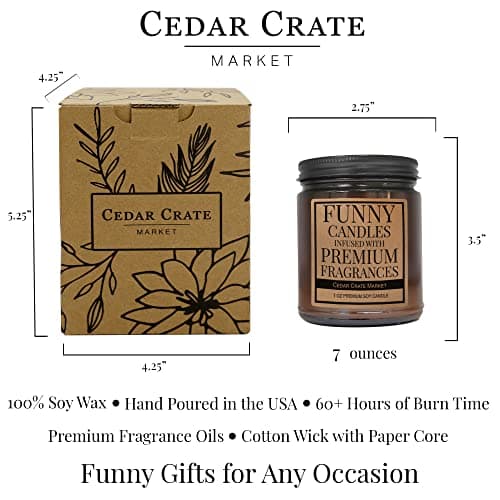 Gift for Best Friend | Thank You for Being My Unpaid Therapist | Scented Candle Gift Idea for Best Friend, BFF, Sister, Mom, Girlfriend, Boyfriend on Birthday, Christmas Candles -Blooming Wildflowers