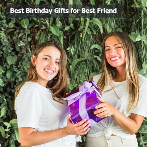 60PCS Pre-Written Friendship Messages in a Bottle, Bestfriend Birthday Gifts for Women Sister Bestie, Cute Capsule Messages in Plastic Jar Long Distance BFF Gifts