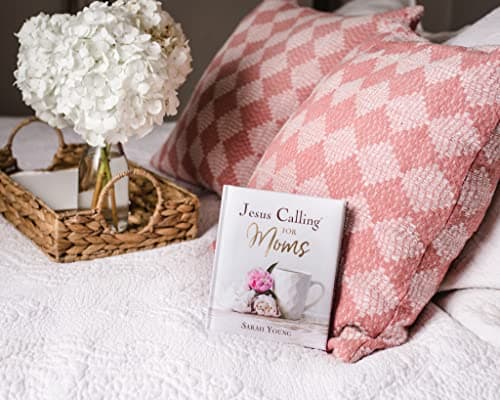 Jesus Calling for Moms, Padded Hardcover, with Full Scriptures: Devotions for Strength, Comfort, and Encouragement (A 50-Day Devotional) - The Perfect Christian Gifts for Women