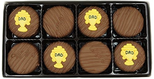 Philadelphia Candies Milk Chocolate Covered OREO Cookies, Dad Trophy Father's Day Gift 8 oz