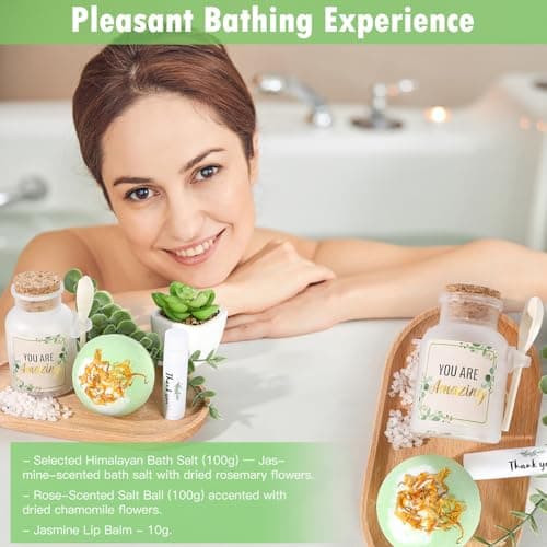 Thank You Gifts for Women, Employee Appreciation Gifts, 8PCS Thank You Gift Box Baskets for Coworkers Teacher Boss Secretary Nurse, Thank You for Being Awesome Farewell Spa Gratitude Box W/Tumbler