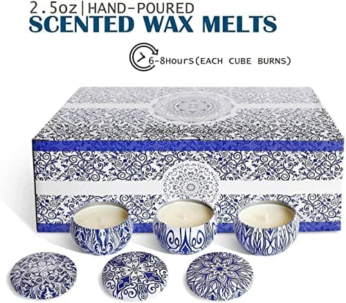 Scented Candles Gifts Set 16 Pack Soy Wax Travel Tin Jar Candles for Home 2.5 OZ for Mom for Christmas, Birthday, Thanksgiving, Mother's Day