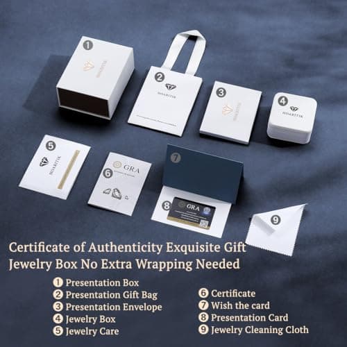 Heart Pendant Gold Necklace for Women Moissanite Lab-Created Gem I Love You Wedding Anniversary Birthday Christmas Valentine Engagements Mothers Day Jewelry for Wife Her Girlfriend Mom Daughter