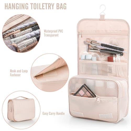 Veken 8 Set Packing Cubes for Travel, Birthday Gifts for Women Mom Her, Cruise Ship Essentials Accessories for Beach Vacation, Suitcase Organizer Bags for Luggage with Hanging Toiletry & Shoe Bag