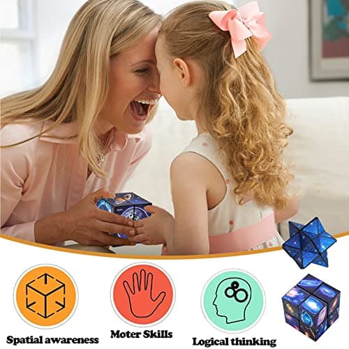 Toys for Boys Age 8-12 Gifts for 9 10 11 12 Year Old Boy Girls, Infinity Cube Fidget Toy for Kids Ages 8-10 Star Cubes for Boys Girl Toys 10-12 Years Old Birthday Presents Gift Ideas