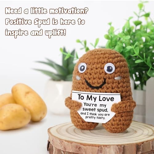 I Love You Gifts, Romantic & Naughty Crochet Potato for Him Her, Husband Boyfriend bf Gift from Wife Girlfriend gf, Best for Lover's Birthday, Christmas, Valentine's, Anniversary