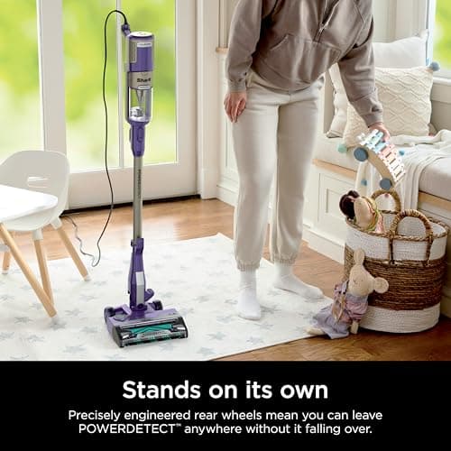 Shark POWERDETECT Ultra-Light Corded Stick Vacuum with DuoClean Technology, Self-Cleaning Brushroll for No Hair Wrap, Anti-Allergen Complete Seal, and Odor Neutralizer Technology, HZ4002