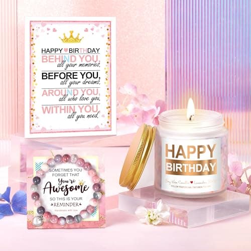 Birthday Gifts for Teen Girls, Best Friend Gift for Her, Happy Birthday Relaxing Spa Gifts Basket Self Care Gift for Mom, Wife, Girlfriend, Sister, Her, Friends, Coworker