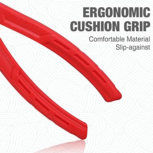 WORKPRO 6.5" Linesman S Screw Extractor Pliers(Combination Pliers) with Unique Non-slip Jaws, Stripped Screw Remover Tool, Lineman Plier for Quickly Removal of Damaged or Rusted Fasteners