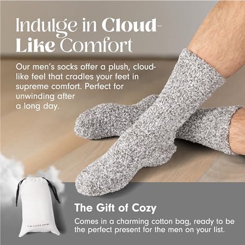 Unboxme Gifts Warm & Cozy Ultra-Luxe Cloud Sock for Women & Men - Super Soft Luxurious Fabric Sleep Socks