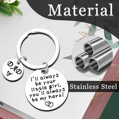 Gifts for Dad - Dad Christmas Gifts Dad Keychain Gifts Stocking Stuffers Christmas Presents Fathers Day Birthday Gift for Dad