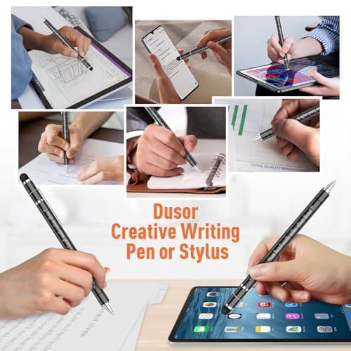 Gifts for Men Fidget Pen, Stocking Stuffers for Teens, White Elephant Gifts for Adults, Anniversary Birthday Gift for Men Him Husband Teenage Boy Brother, Mens Gift for Christmas Multifunction Pen