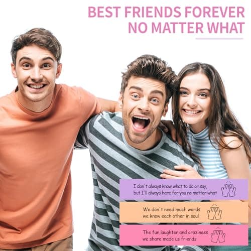 60PCS Pre-Written Friendship Messages in a Bottle, Bestfriend Birthday Gifts for Women Sister Bestie, Cute Capsule Messages in Plastic Jar Long Distance BFF Gifts