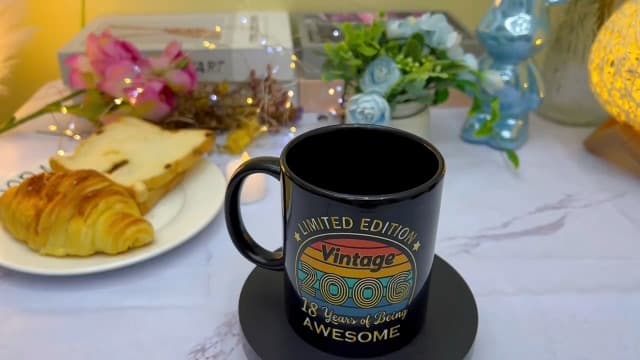 QUPT 70th Birthday Gifts for Women Men, 70th Birthday Gifts for Him, 1955 Birthday Gifts for Women Men, 70 Years Old Gifts, 1955 Birthday Gifts for Her Him, 70th Birthday Presents Coffee Mug