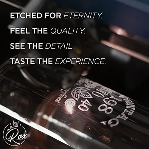 On The Rox Drinks Grandma and Grandpa Gifts - 17oz Grandma's and 11oz Grandpa's Sippy Cups, Set of 2- Gift Wine and Whiskey Glasses - Gift Ideas for First-Time Grandmother or New Grandparents