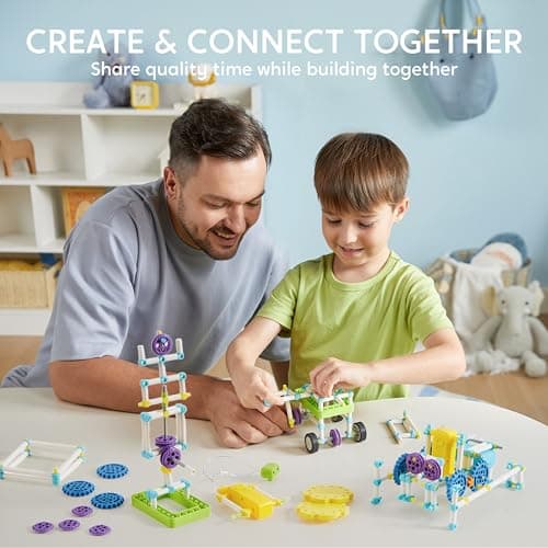 Klever Kits 36-in-1 Motor Robotic Kits, Make Your Own Kids Craft Kits Educational STEM Toys for Ages 8-13 Boys and Girls, Science Gifts for 8 Years Old