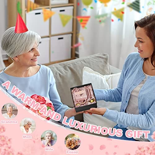 Biching 80th Birthday Gifts for Women, 14oz Pink Coffee Mug with Gold Pattern, Best Gifts for 80 Year Old Grandma, Mom, Sister, Friend, Fabulous 80 Limited Edition, 1943 Birthday Gifts for Women.