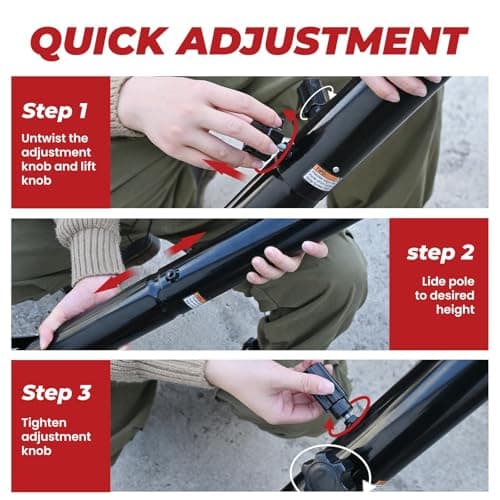 IGL Portable Basketball Hoop, 5.6-10FT Adjustable Basketball Goal System, 44 Inch Outdoor Basketball Hoop & Goals for Kids, Youth, and Adults in The Backyard, Driveway with PC Backboard