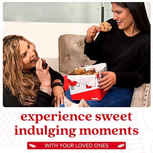 David's Cookies 5lb Assorted Cookies & Brownies Tin Gift Basket – Fresh-Baked Delicious Gourmet Treats for Sharing | Ideal Party Pack Gift Basket for Family, Friends, Holidays, & Special Occasions