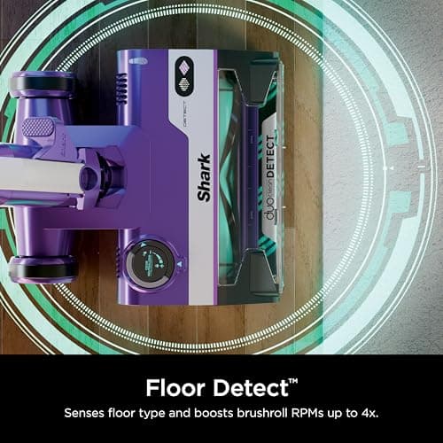 Shark POWERDETECT Ultra-Light Corded Stick Vacuum with DuoClean Technology, Self-Cleaning Brushroll for No Hair Wrap, Anti-Allergen Complete Seal, and Odor Neutralizer Technology, HZ4002