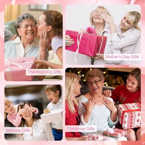 Grandma Brithday Canvas Tote Bag for Shopping Travel, Mothers day Gifts, Christmas Gifts for Grandma from Grandkids