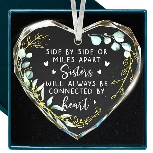 Gifts for Sister - Special 2025 Sister Ornaments for Christmas Tree Decoration, Perfect Sisters Gifts for Women, Unique Sisters Gift from Sister, Decorative Ornaments for Christmas Tree