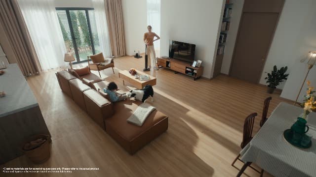 DREAME H12 PRO Vacuum Mop, Wet Dry Vacuum Cleaner for Hard Floor, Vacuum and Mop at The Same Time for Wet & Dry Messes, Auto Self-Cleaning, Edge to Edge Cleaning with Hot Air Drying