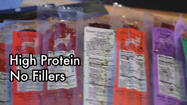 Jerky.com Jerky.com Exotic Meat Sticks Gift Bag | Wild Game Jerky Sampler with Venison, Elk & Wild Boar | 12pc High Protein Meat Snacks Variety Pack | Unique Gift Basket for Men, Dad, Hunters, Outdoorsmen