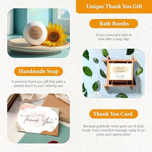 Thank You Gifts for Women, Appreciation Gifts for Coworkers Teacher with 16oz Thank You for Being Awesome Glass, Employee Appreciation Gift Box Thanksgiving Christmas Gift set