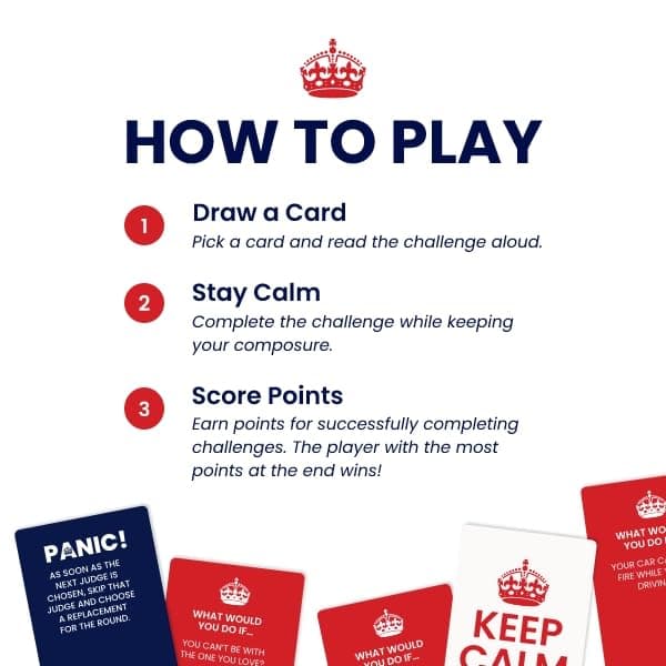 Keep Calm - Hilarious Party Game for Friends and Family - Ideal for Game Night - Ages 17+, 3-8 Players