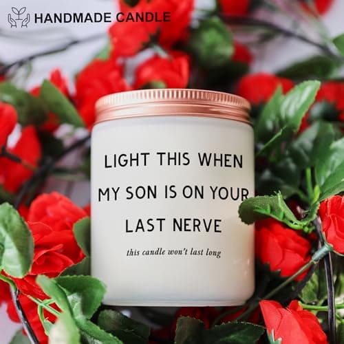 Daughter in Law Gifts - Best Birthday Christmas Mothers Day Gifts for Daughter in Law from Mother in Law or Father in Law - Funny Future DIL Sons Girlfriend Adult Candle Women Gift