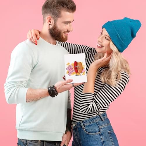 GIFTING GIGGLES Funny Romantic Joke Card for Boyfriend Husband or Lover | Naughty Gift for him | Anniversary, Birthday, Valentine’s Day, Fathers Day, Appreciation | 30th 40th 50th 60th 70th 75th