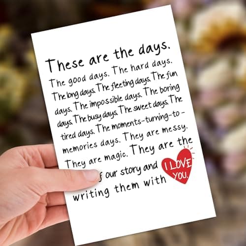 Anniversary Card & Gifts for Men, Women, Husband, Wife, Couple, Him, Her, Boyfriend or Girlfriend, Happy Wedding Anniversary Card & Gifts for Wife or Husband